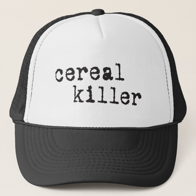 Gorra De Camionero Camisetas y regalos del asesino del cereal (Anverso)