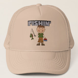 Gorra De Camionero Camisetas y regalos del muchacho de Fishin