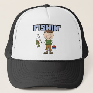Gorra De Camionero Camisetas y regalos del muchacho de Fishin