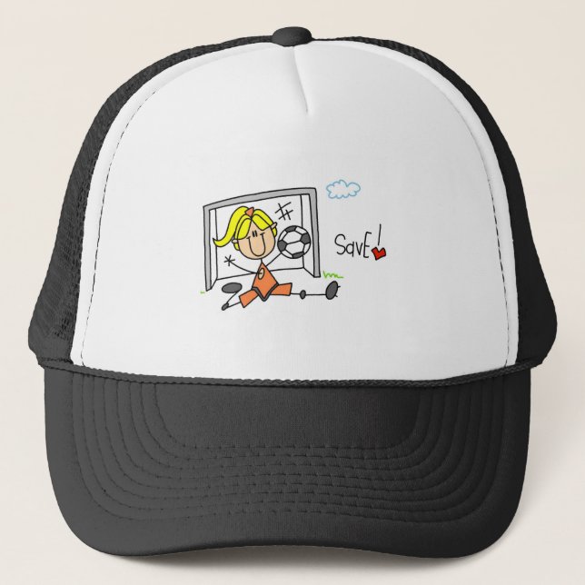 Gorra De Camionero Camisetas y regalos del portero del fútbol del (Anverso)