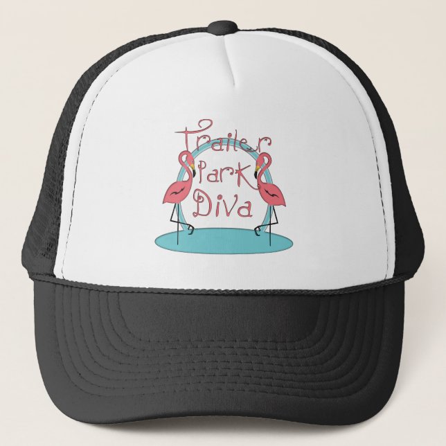 Gorra De Camionero Camisetas y regalos divertidos de Trailer Park (Anverso)