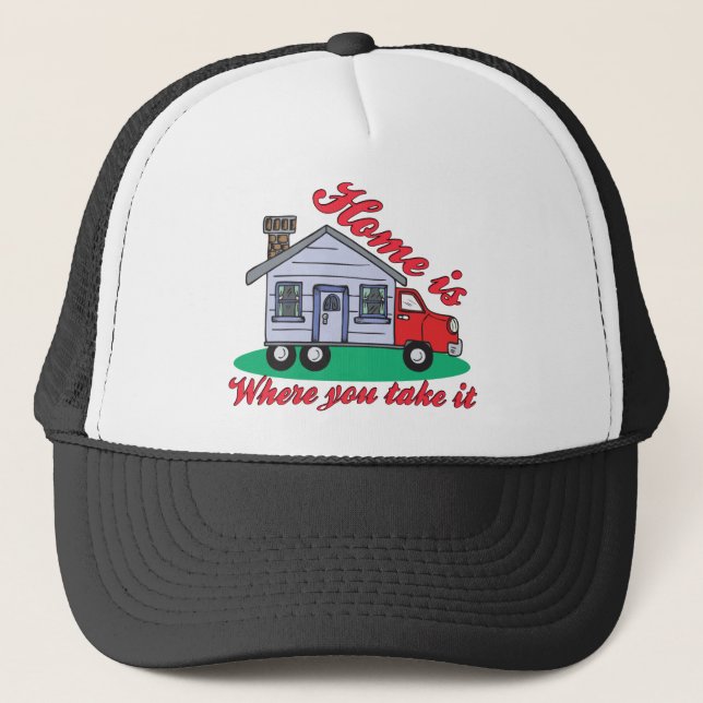 Gorra De Camionero Camisetas y regalos divertidos de Trailer Park (Anverso)