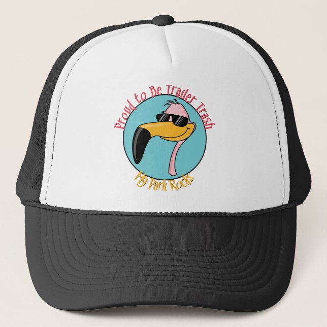 Gorra De Camionero Camisetas y regalos divertidos de Trailer Park (Anverso)