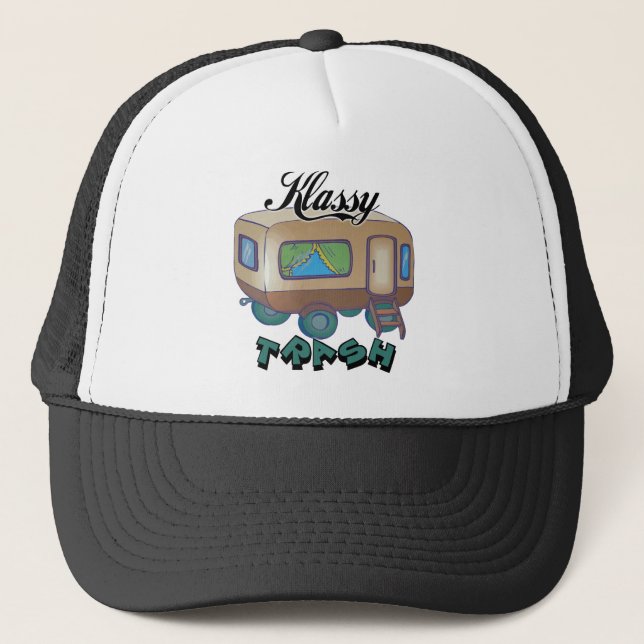 Gorra De Camionero Camisetas y regalos divertidos de Trailer Park (Anverso)