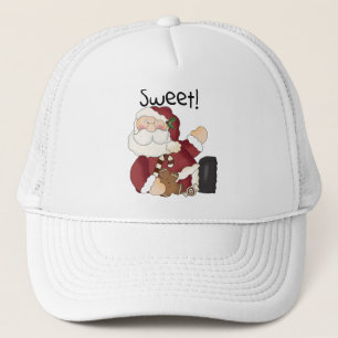 Gorra De Camionero Camisetas y regalos dulces de Santa Holiday