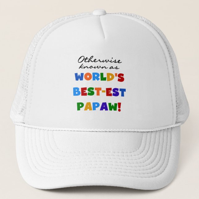 Gorra De Camionero Camisetas y regalos más conocidos de Papaw (Anverso)