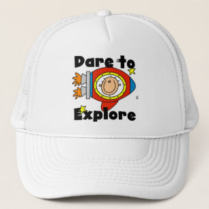 Gorra De Camionero Camisetas y regalos para astronautas que se atreve