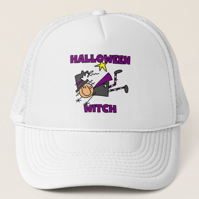 Gorra De Camionero Camisetas y regalos para brujas de Halloween (Anverso)