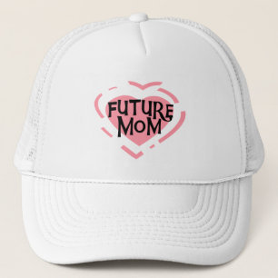 Gorra De Camionero Camisetas y regalos para el corazón rosado de la f