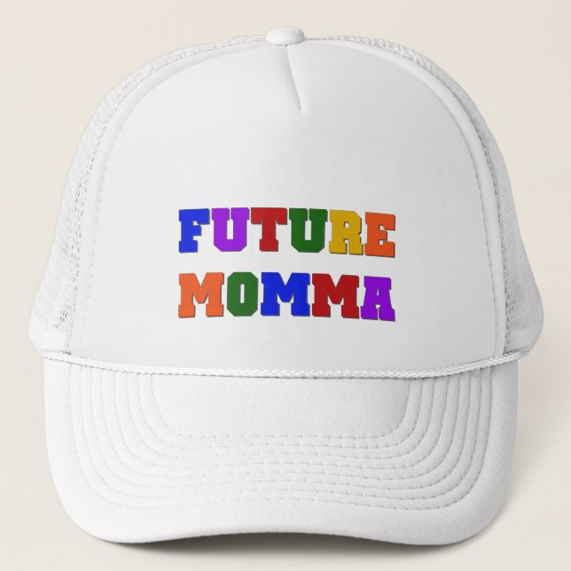 Gorra De Camionero Camisetas y regalos para las futuras mamás (Anverso)