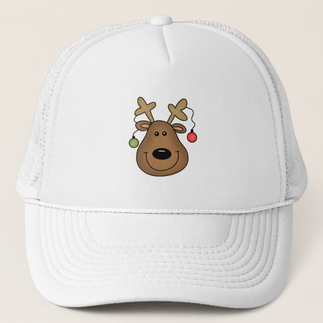 Gorra De Camionero Camisetas y regalos para renos de vacaciones (Anverso)