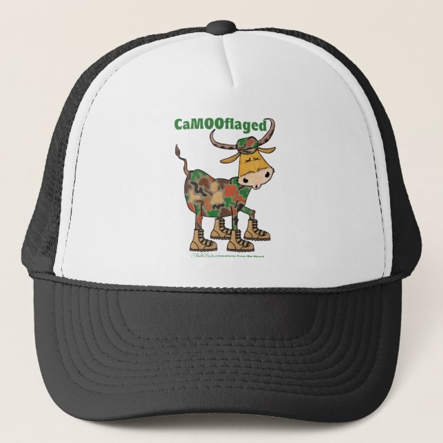 Gorra De Camionero Camouflage Bull (Anverso)