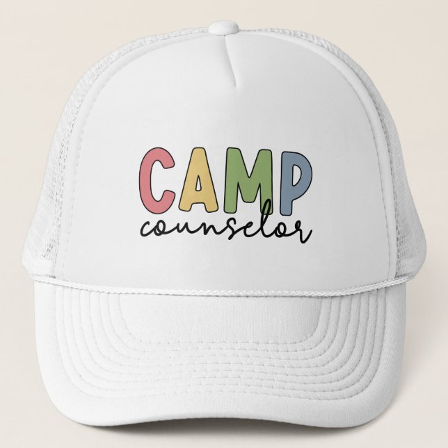 Gorra De Camionero Camp Counselor Gifts Camping Counselor (Anverso)