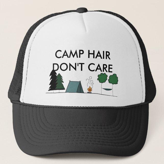 Gorra De Camionero Camp Hair no le importa (Anverso)