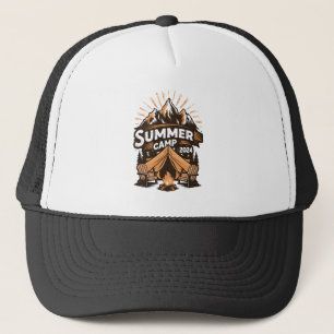Gorra De Camionero Campamento de Verano 2024 Vacaciones de Camping de