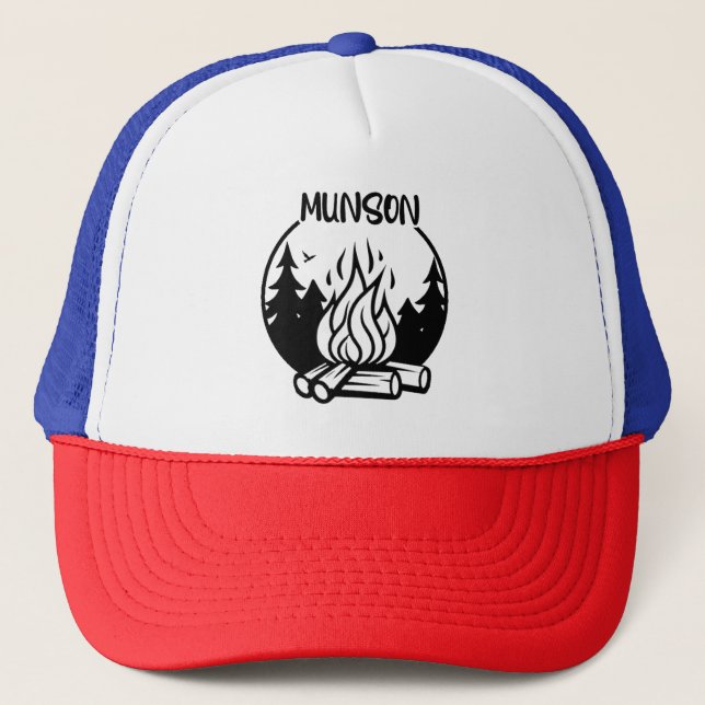 Gorra De Camionero Campamento Munson (Anverso)