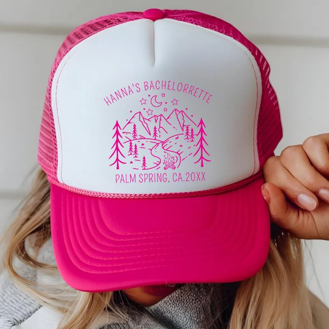 Gorra De Camionero Campamento personalizado Bachelorette Camping Cabi (Subido por el creador)