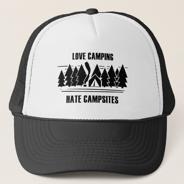 Gorra De Camionero Campamentos de amor, campamentos de odio (Anverso)