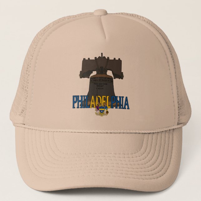 Gorra De Camionero Campana de libertad de Filadelfia (Anverso)