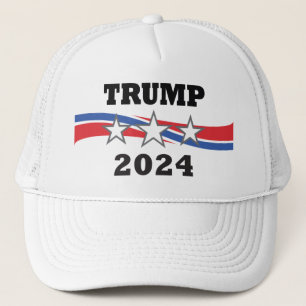 Gorra De Camionero Campaña de victoria de Trump 2024 Stars & Stripes