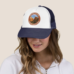 Gorra De Camionero Campaña del viaje de verano en el Parque Nacional