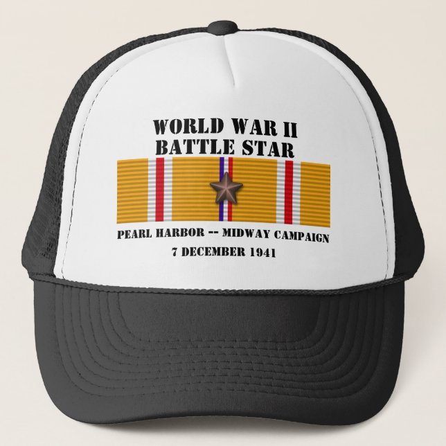 Gorra De Camionero Campaña Pearl Harbor/Midway (Anverso)