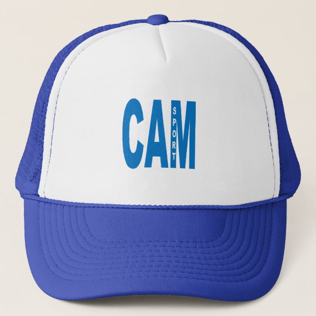 Gorra De Camionero CAMPANIA SPORT blanco/real (Anverso)