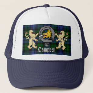 Gorra De Camionero Campbell Clan Badge & Tartan