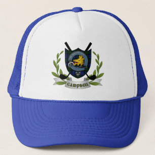 Gorra De Camionero Campbell Clan Badge & Tartan Golf