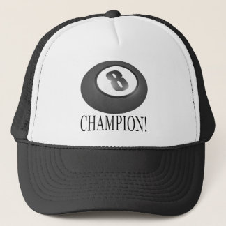 Gorra De Camionero Campeón de 8 bolas