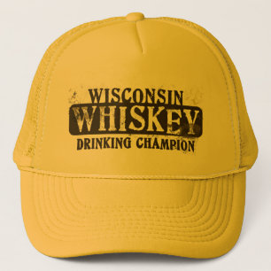 Gorra De Camionero Campeón de consumición del whisky de Wisconsin