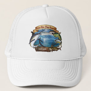 Gorra De Camionero Campeón de pesca de Costa Rica (su nombre)