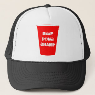 Gorra De Camionero campeón de pong de cerveza