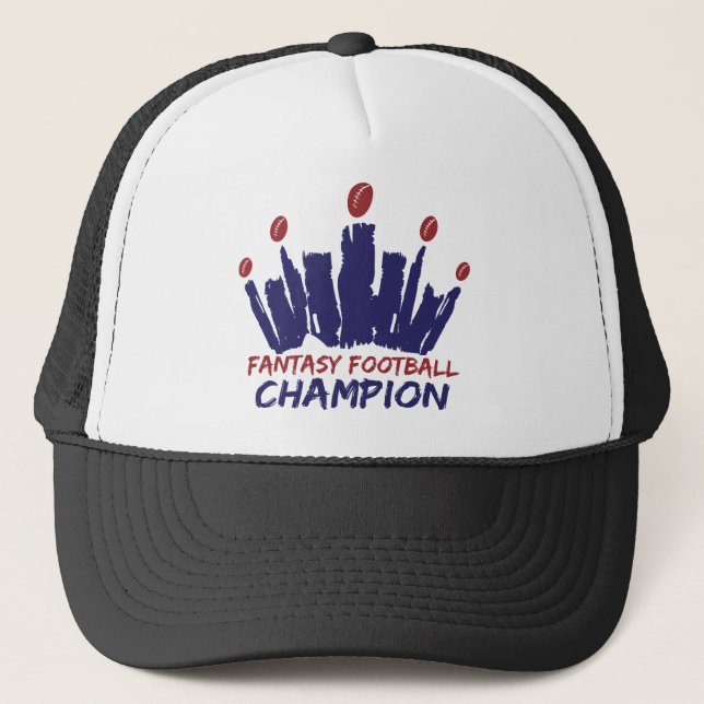 Gorra De Camionero Campeón del fútbol de la fantasía (Anverso)