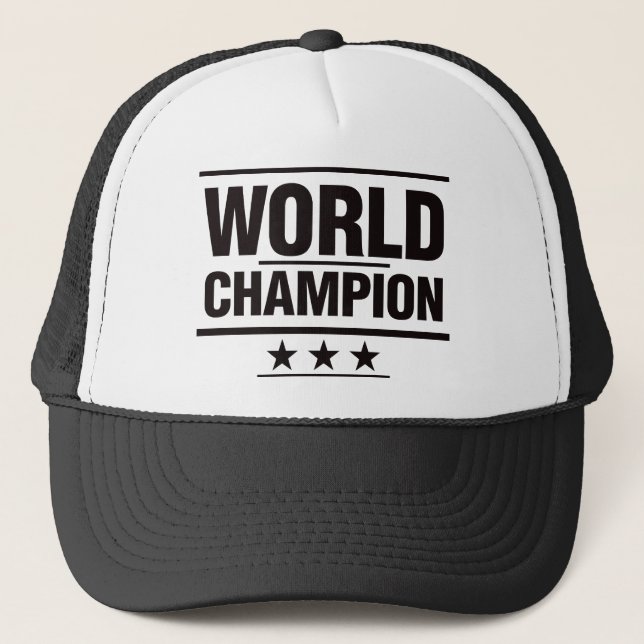 Gorra De Camionero Campeón del mundo (Anverso)