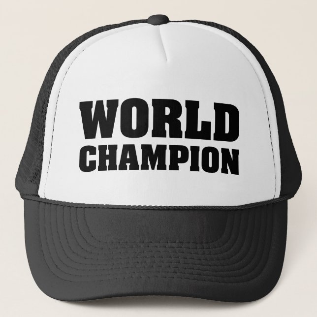 Gorra De Camionero Campeón Mundial (Anverso)