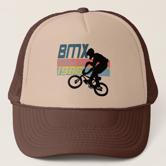 Gorra De Camionero Campeonato BMX 1986 (Anverso)