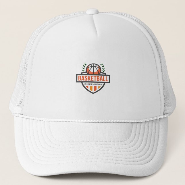 Gorra De Camionero Campeonato de Baloncesto-divertido de baloncesto (Anverso)
