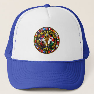 Gorra De Camionero Campeonato de Banderas Internacionales de Fútbol M