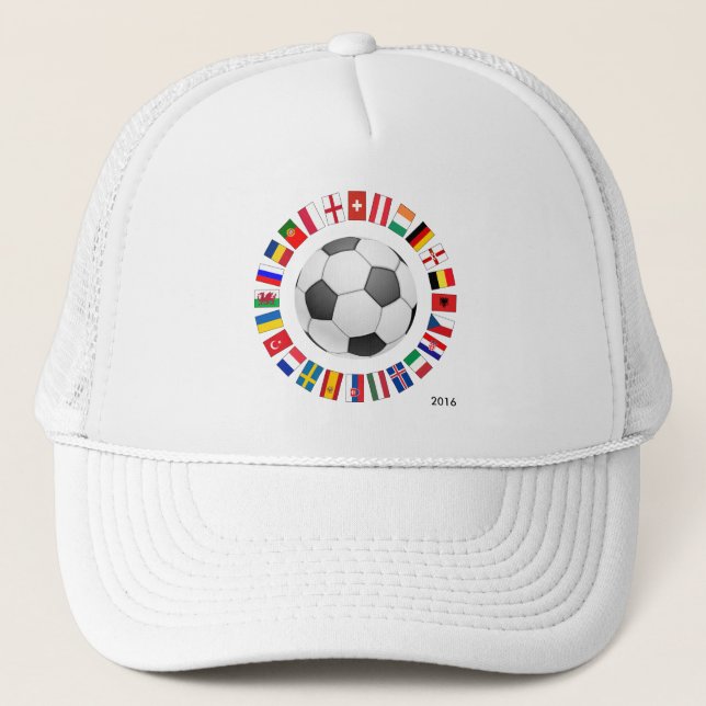 Gorra De Camionero Campeonato Europeo de Fútbol 2016 (Anverso)