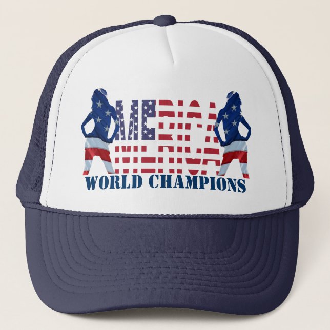 Gorra De Camionero Campeones mundiales de Merica (Anverso)