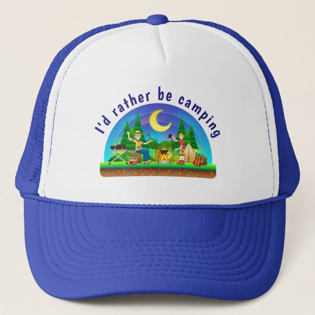 Gorra De Camionero Camping (Anverso)