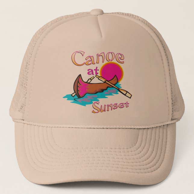 Gorra De Camionero Camping Canoe (Anverso)