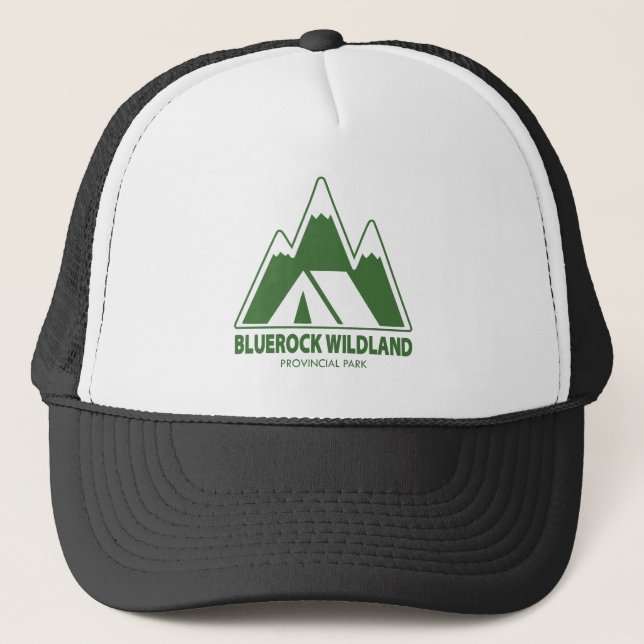 Gorra De Camionero Camping de montaña del Parque Provincial Bluerock  (Anverso)