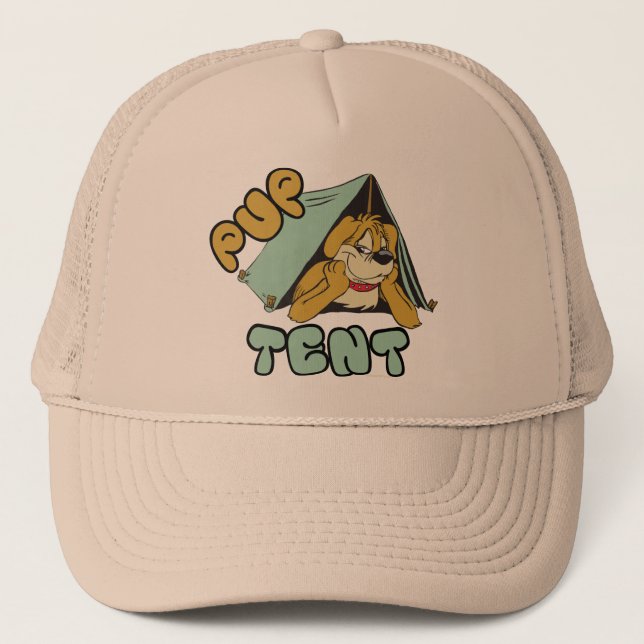 Gorra De Camionero Camping de tiendas de campaña (Anverso)
