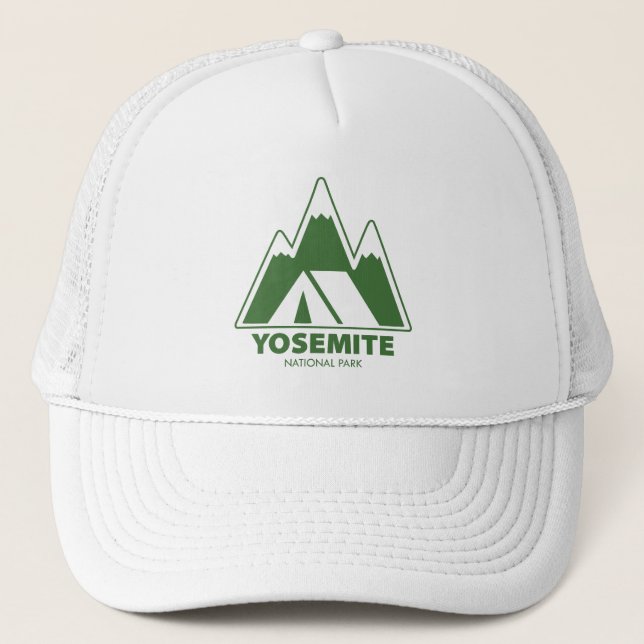 Gorra De Camionero Camping del Parque Nacional Yosemite (Anverso)