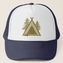 Gorra De Camionero Camping En La Naturaleza
