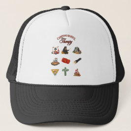 Gorra De Camionero Camping es terapia Soul