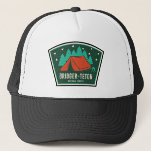 Gorra De Camionero Camping Forestal Nacional Bridger-Teton