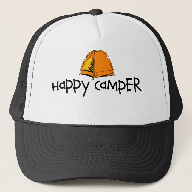 Gorra De Camionero Campista contento (Anverso)